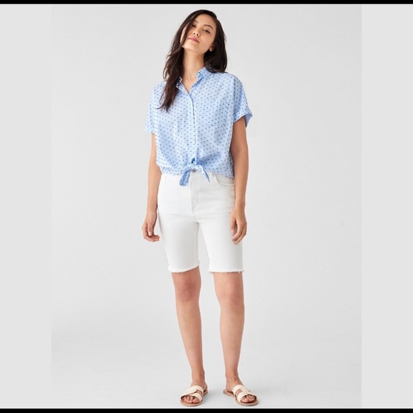 DL1961 Jerry High Waist Bermuda Shorts - Picture 4 of 7